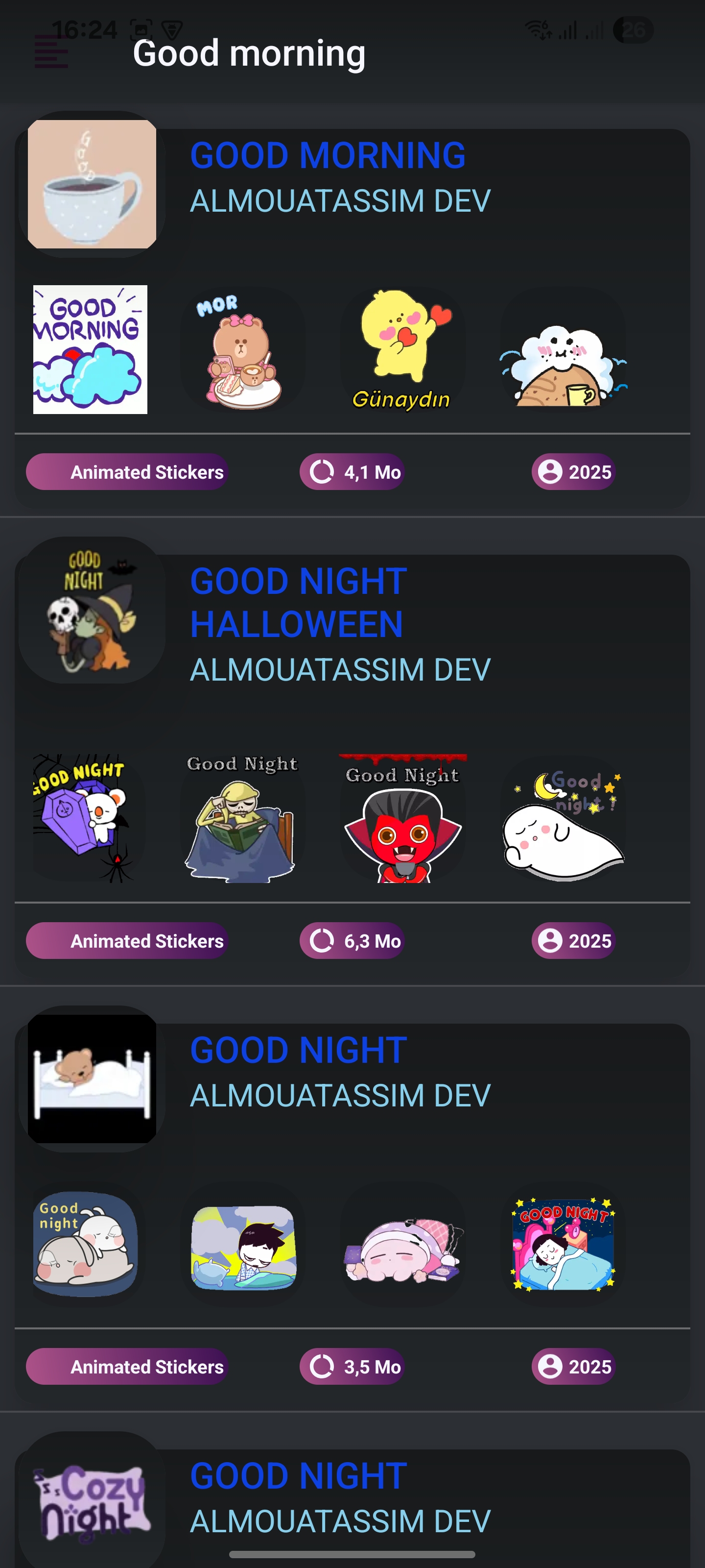 Morning Stickers Share