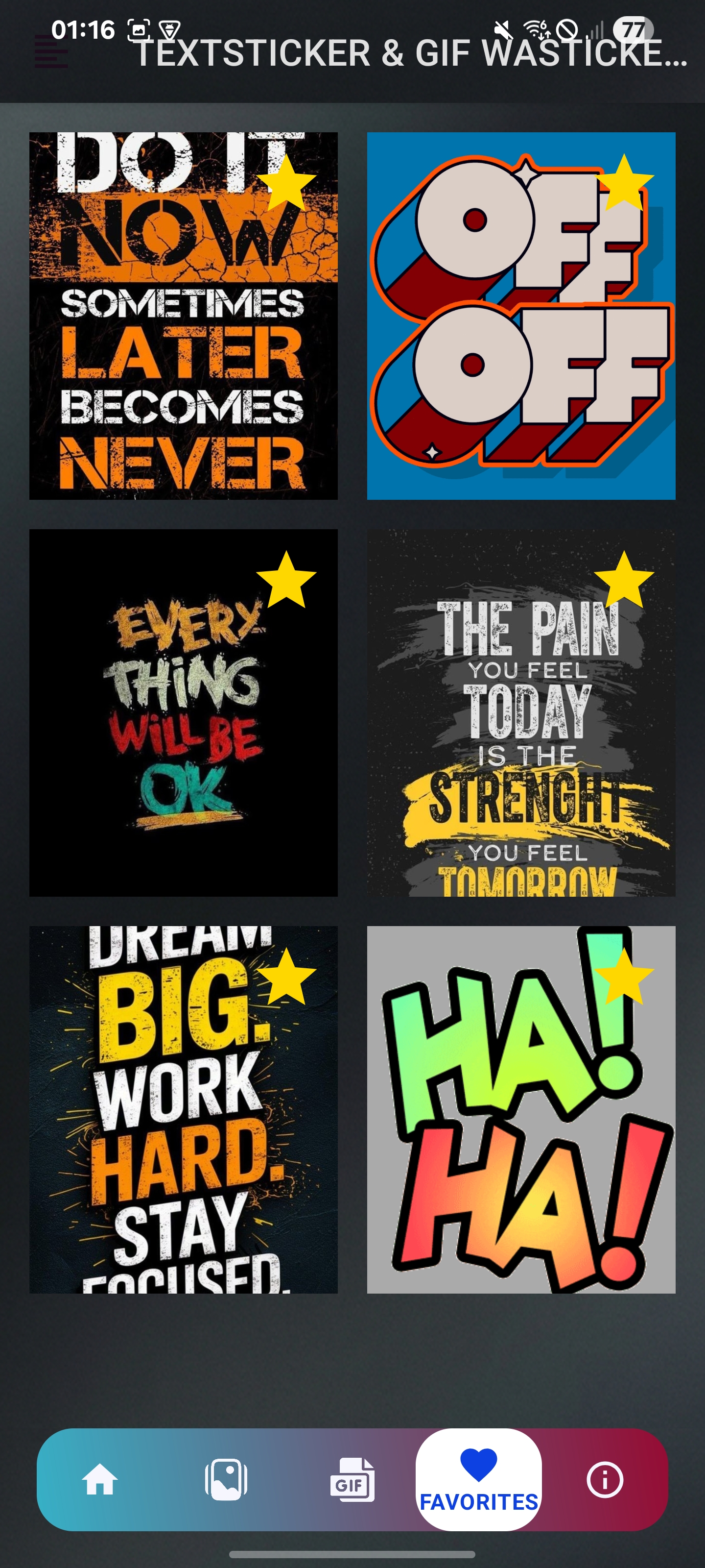 TextSticker Features